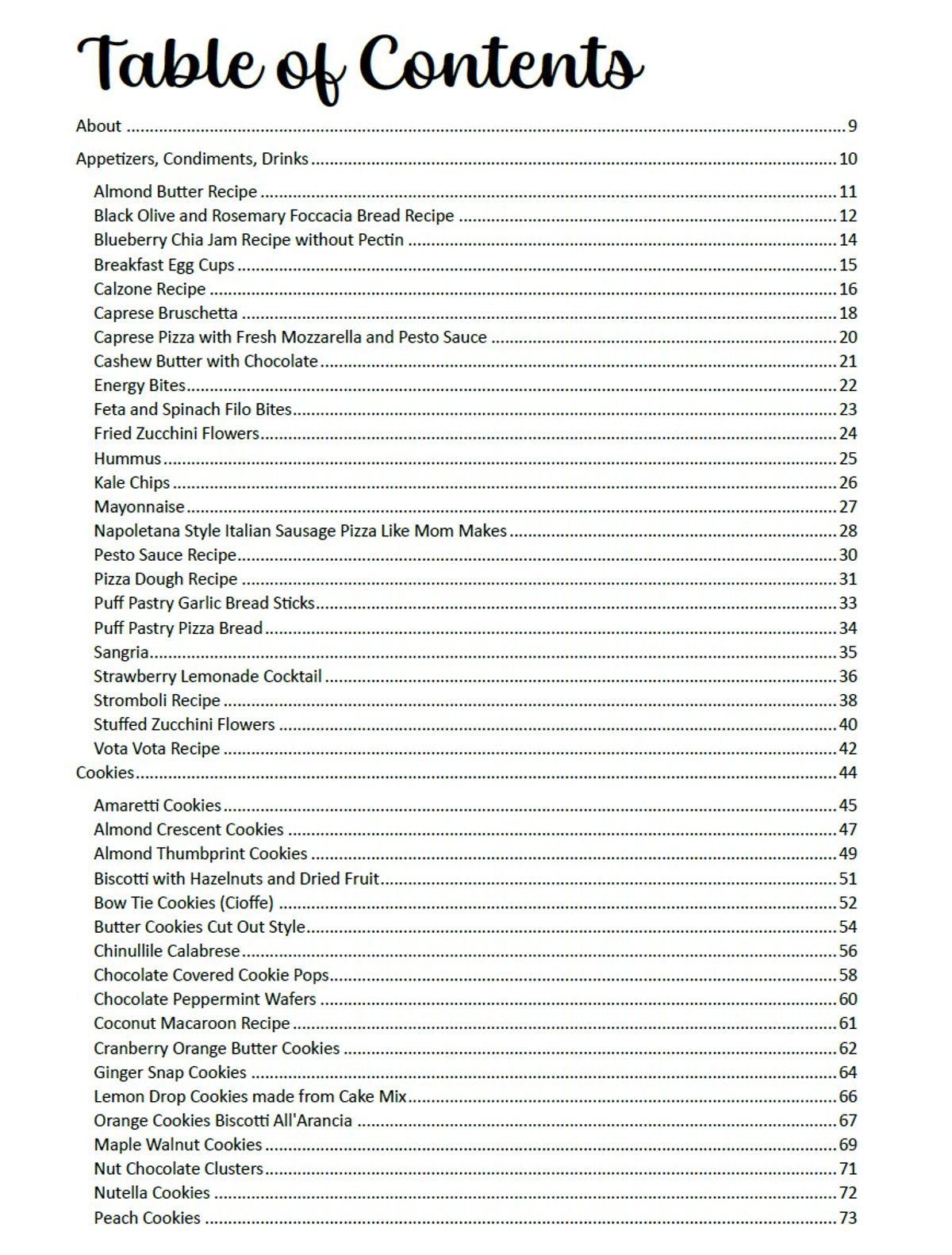 Easy Homemade Recipes Collection