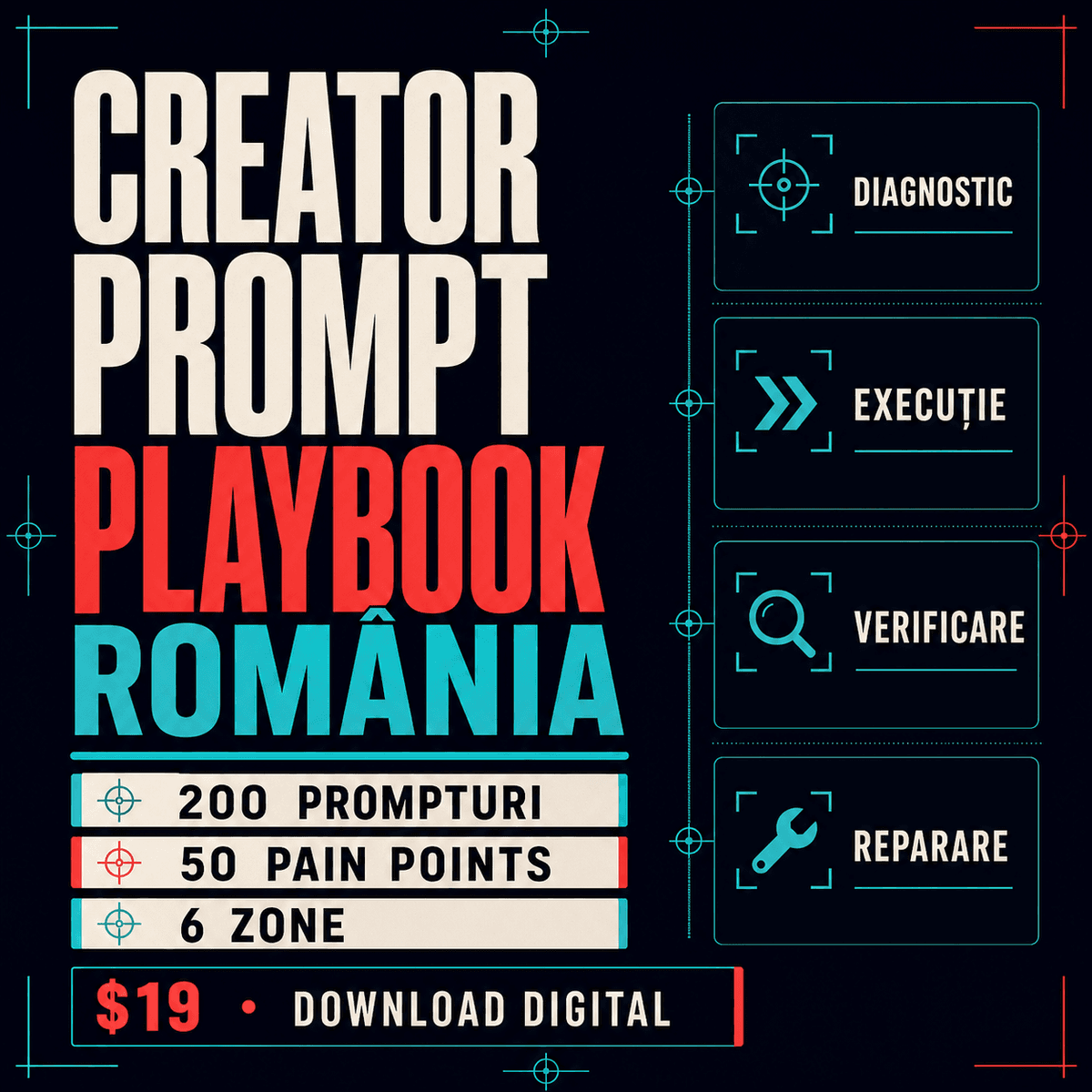 Creator Prompt Playbook România — 200 prompturi pentru TikTok