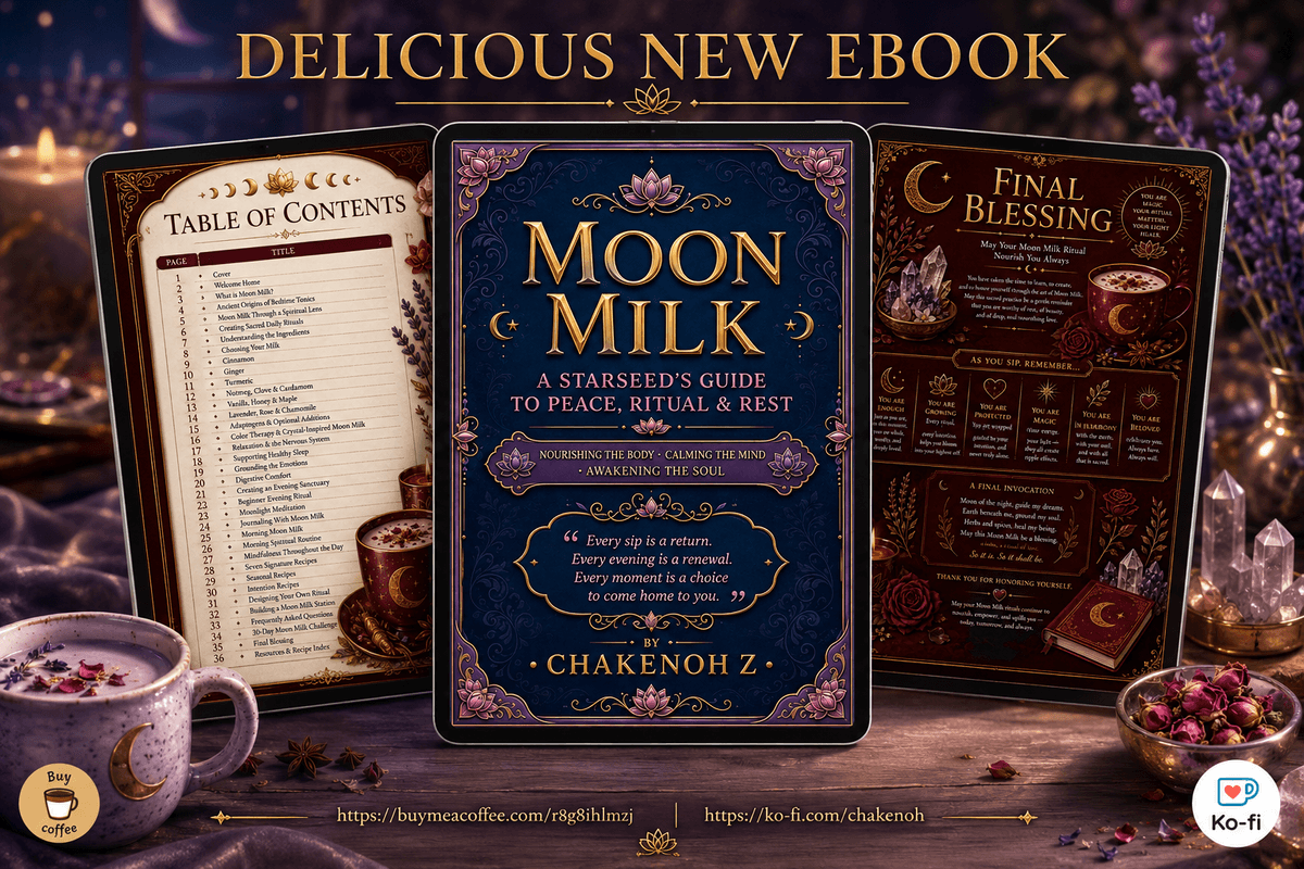 "Moon Milk: A Starseed's Guide" Infographic E-book🌸