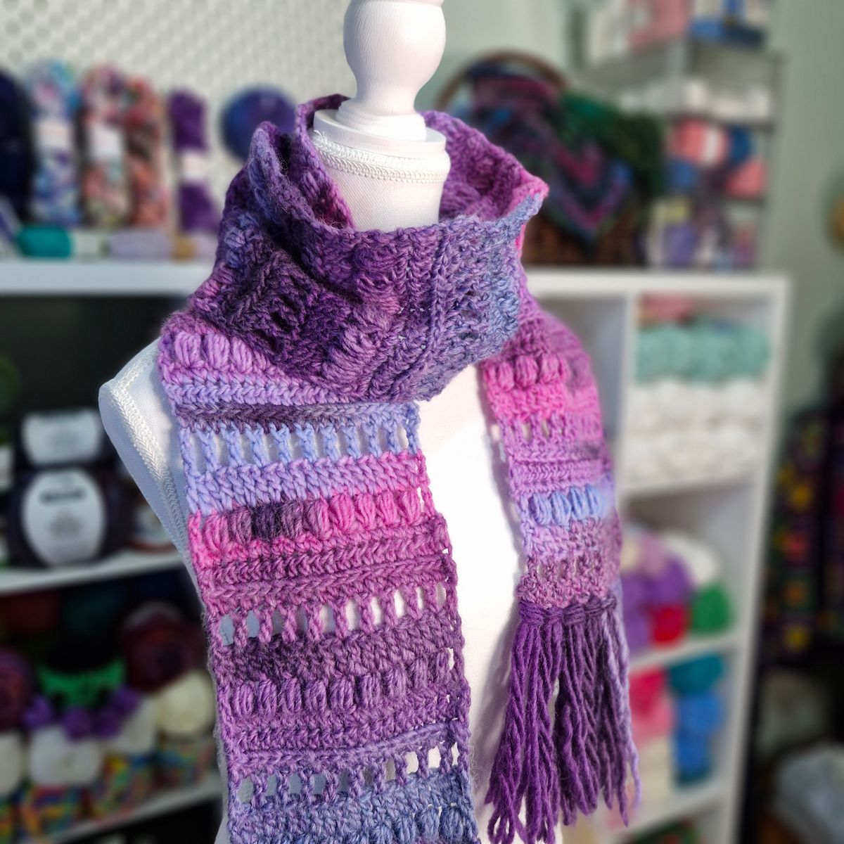 Kindred Spirits Scarf - digital crochet pattern only