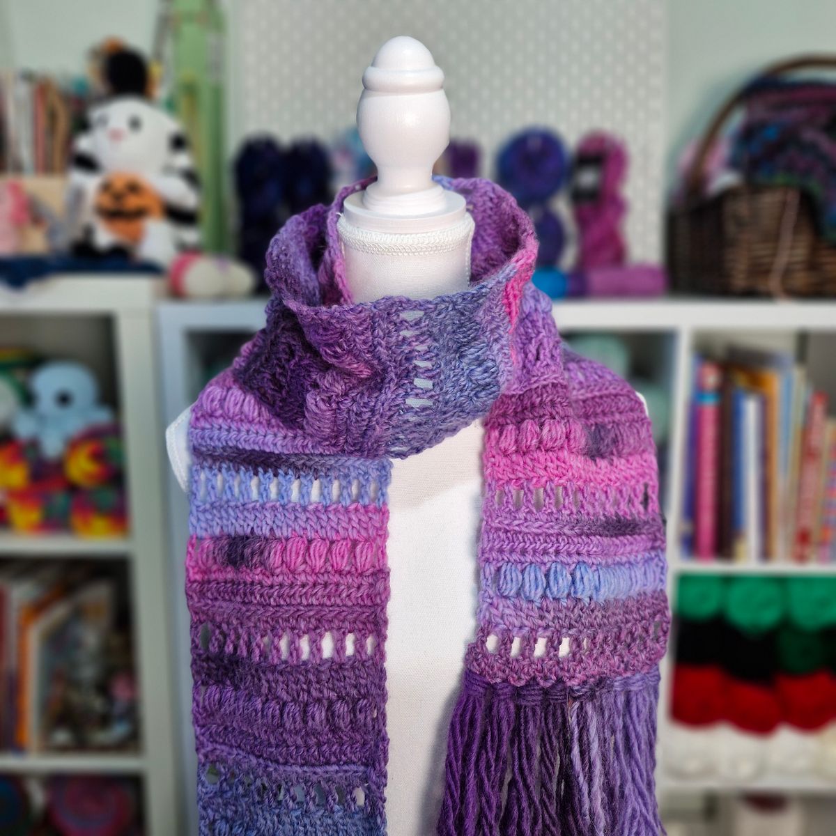 Kindred Spirits Scarf - digital crochet pattern only