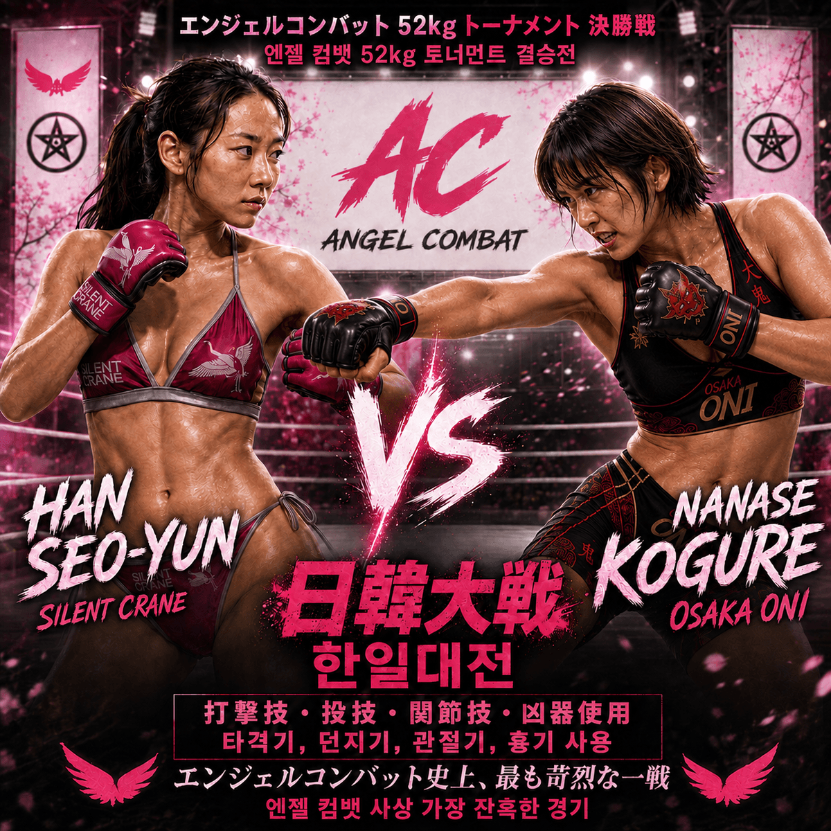 Han Seo-yun vs Nanase Kogure - 52kg tournament final match (7min 5sec)