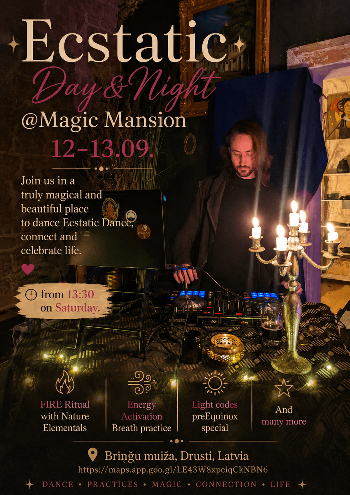 Ecstatic Day&Night @Magic Mansion 12–13 September 👋