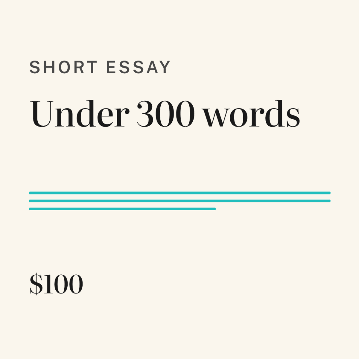 Professional College Essay Review - Short Essays (Fewer than 300 Words)