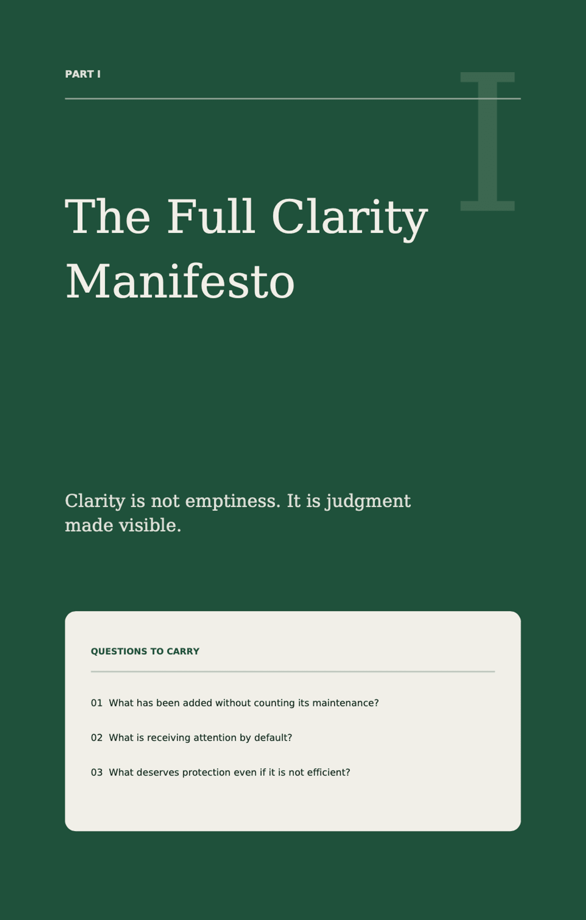 Clarity: What to Remove to Make Room for What Matters [Digital Book]