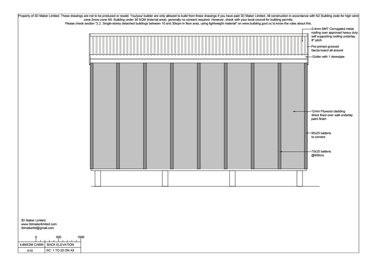 FREE Concept Plan | 4.8m x 3.0m Plywood & Batten Cladding