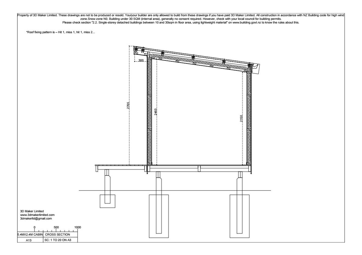 FREE Concept Plan | 5.4m x 2.4m Plywood & Batten Cladding