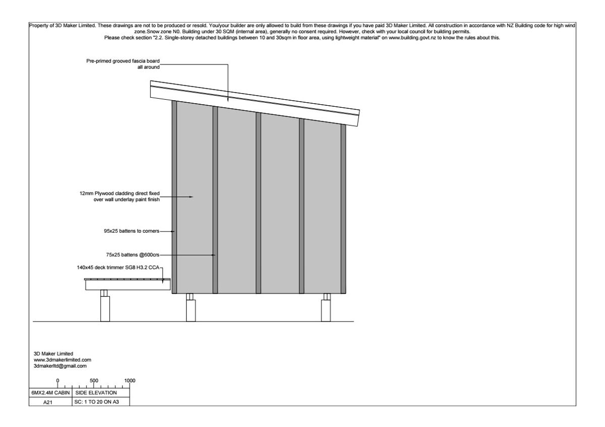 FREE Concept Plan | 6m x 2.4m Plywood & Batten Cladding