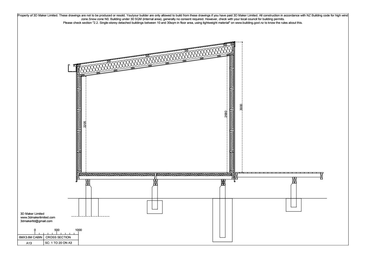 FREE Concept Plan | 6m x3.6m Corrugated Iron Cladding