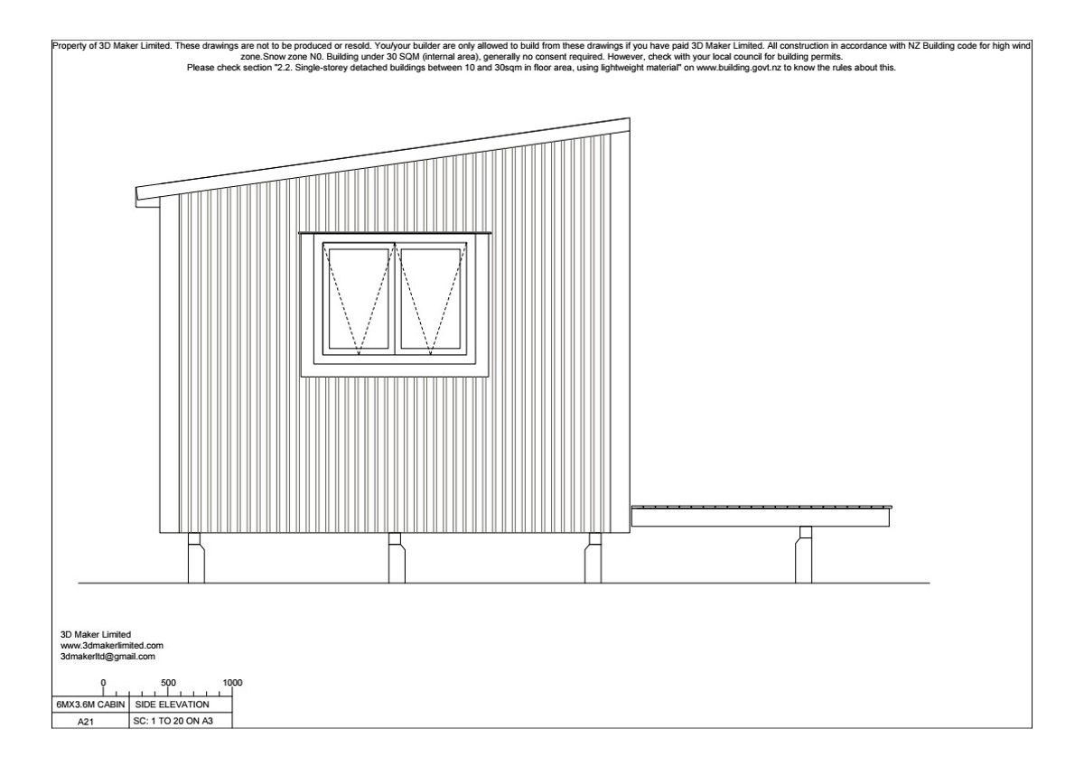 FREE Concept Plan | 6m x3.6m Corrugated Iron Cladding