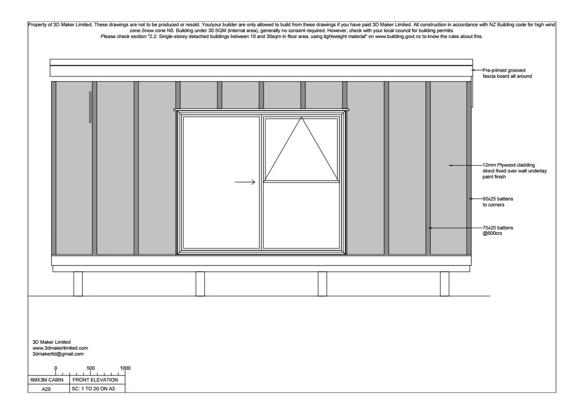 FREE Concept Plan | 6m x 3m Plywood & Batten Cladding