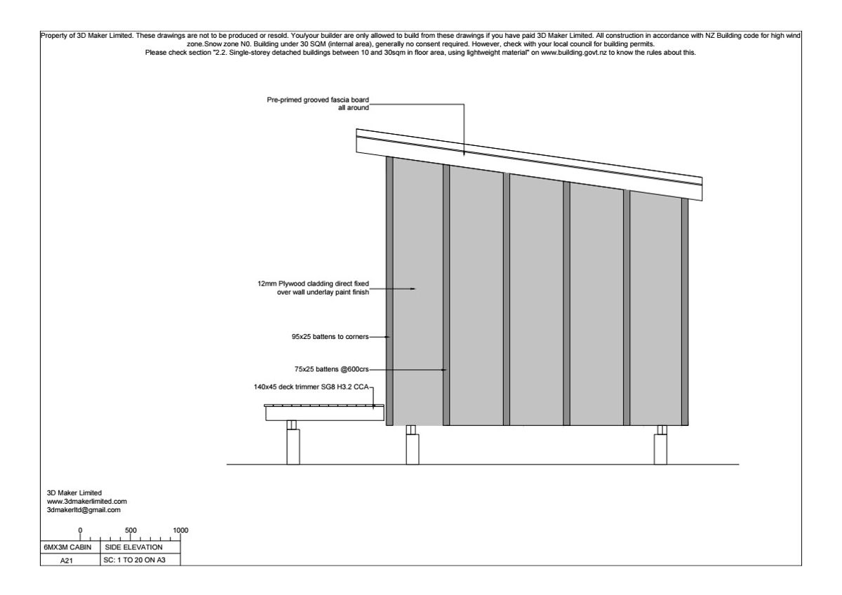FREE Concept Plan | 6m x 3m Plywood & Batten Cladding