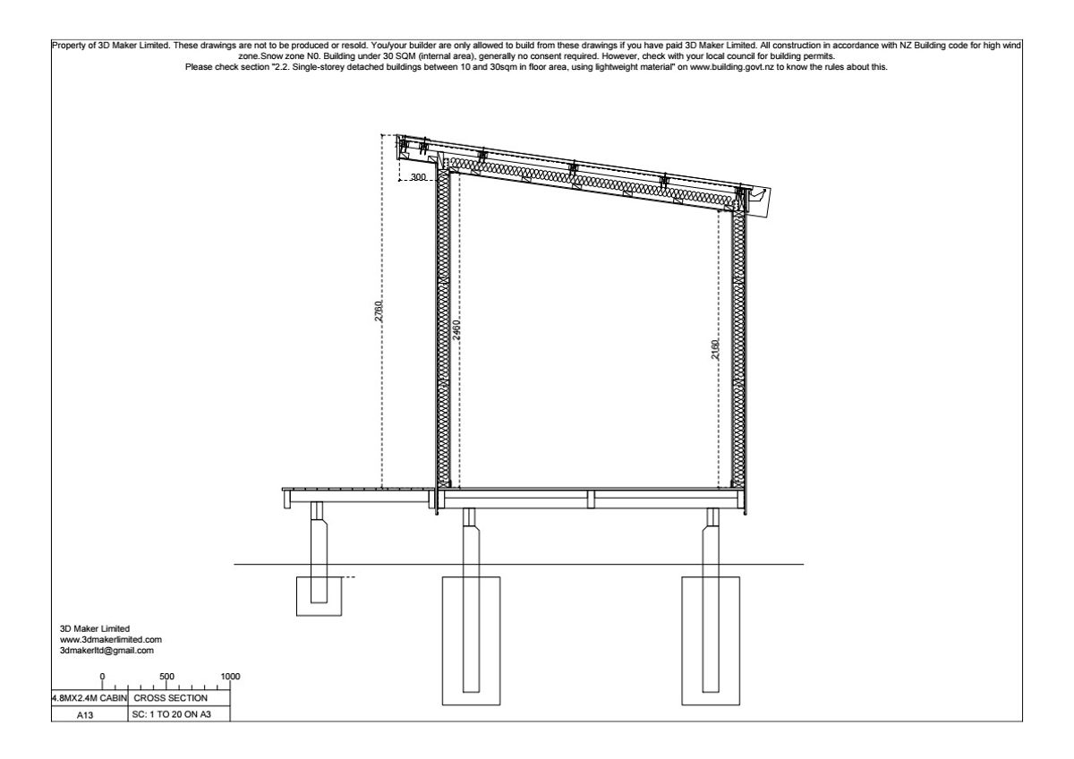 Full Construction Plan Package | 4.8x2.4m Plywood & Batten Cladding