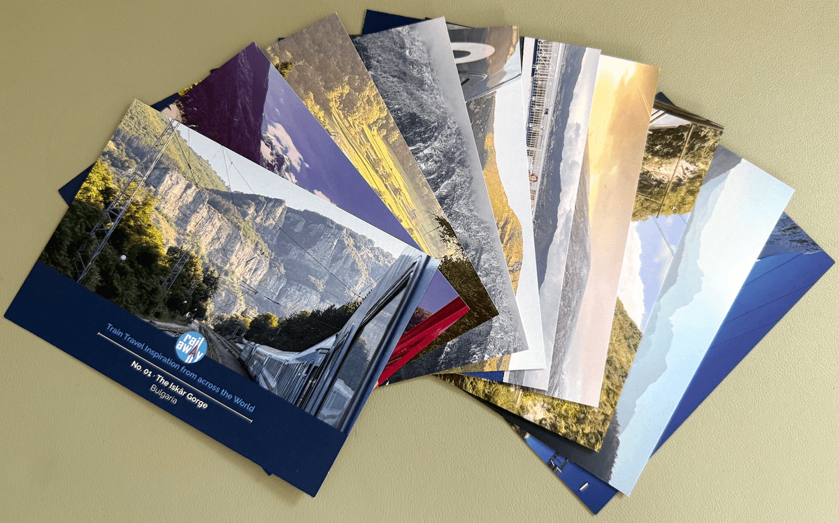 Postcard Collection: 10 Inspiring Journeys across Europe (Shipping Included)