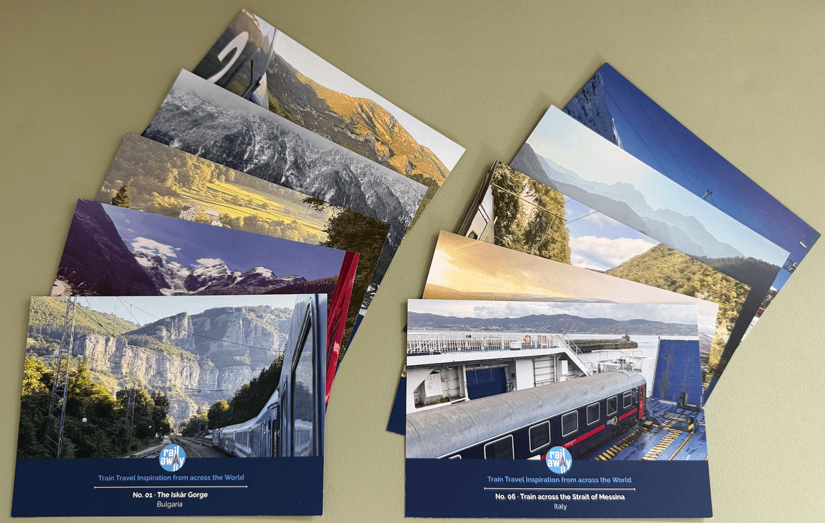 Postcard Collection: 10 Inspiring Journeys across Europe (Shipping Included)