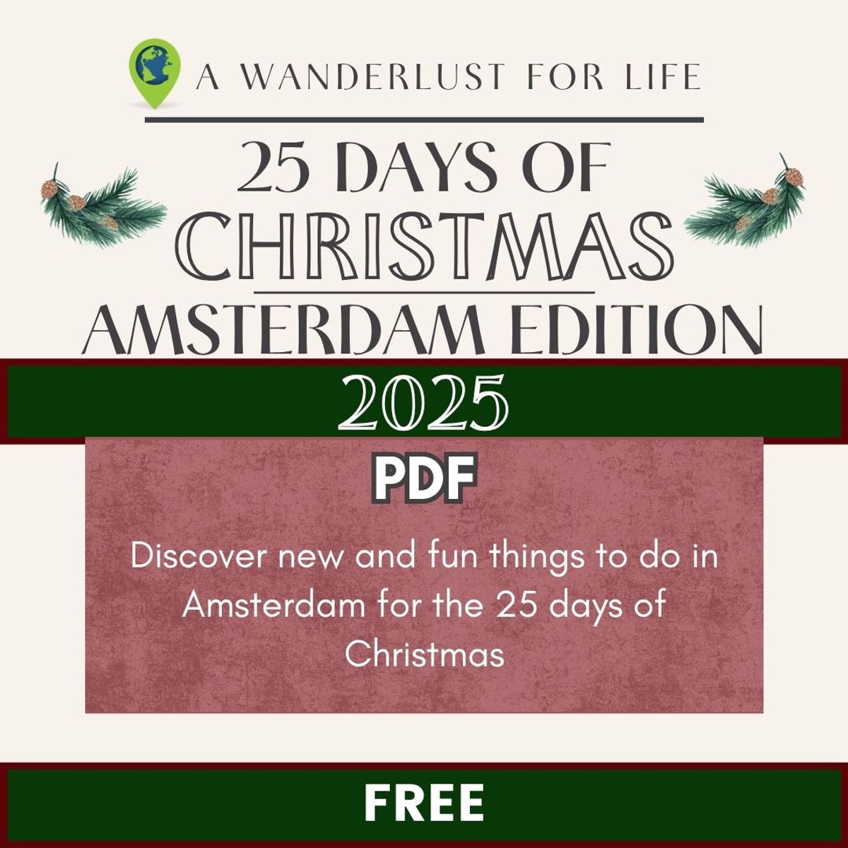 Amsterdam *2025* Christmas Calendar