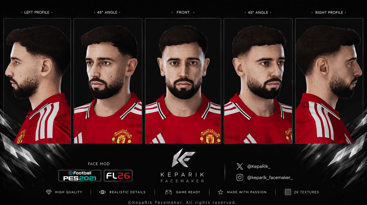 [PES 2021/FL26] Bruno Fernandes + Tattoo