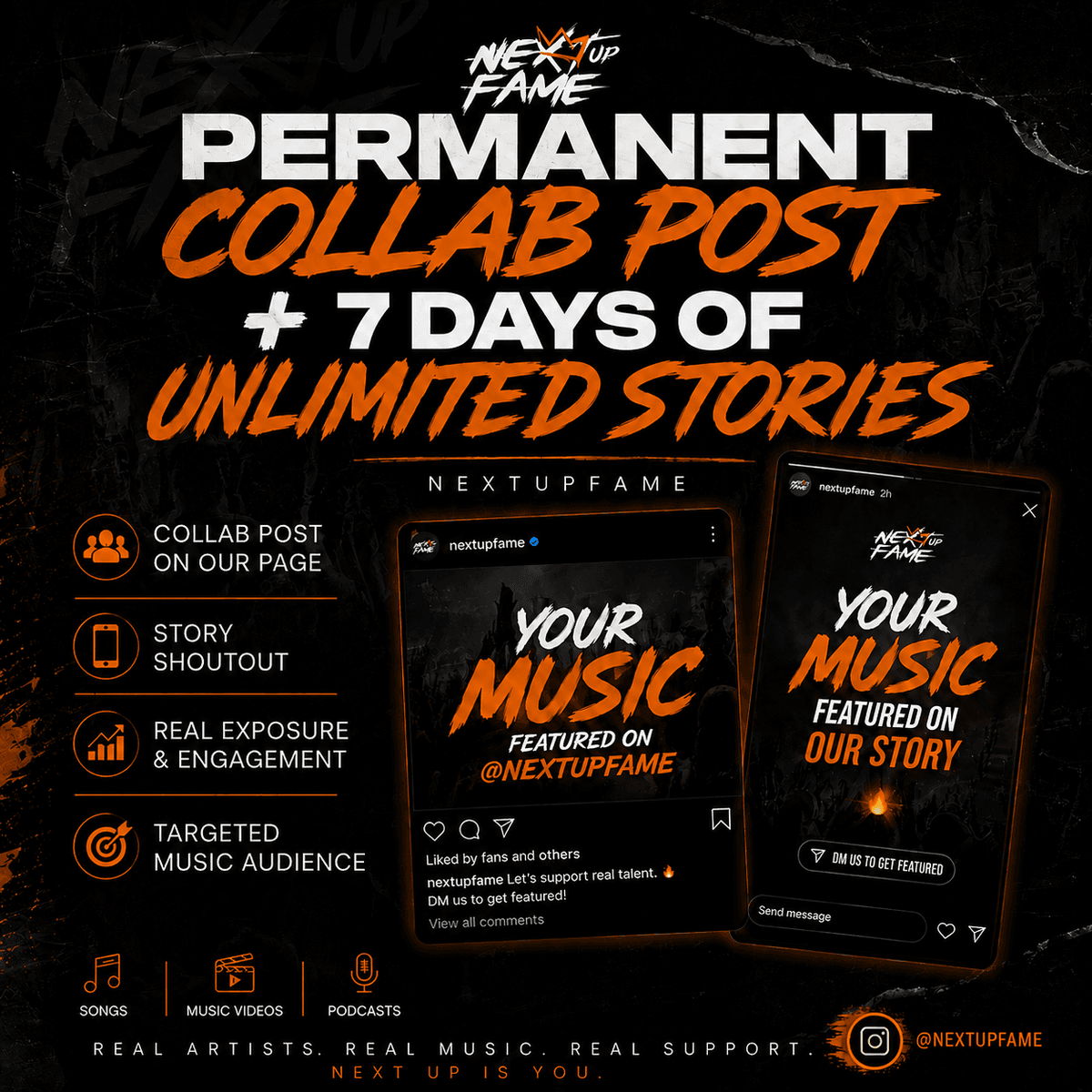 PERMANENT COLLAB POST + 7 DAYS OF UNLIMITED STORIES