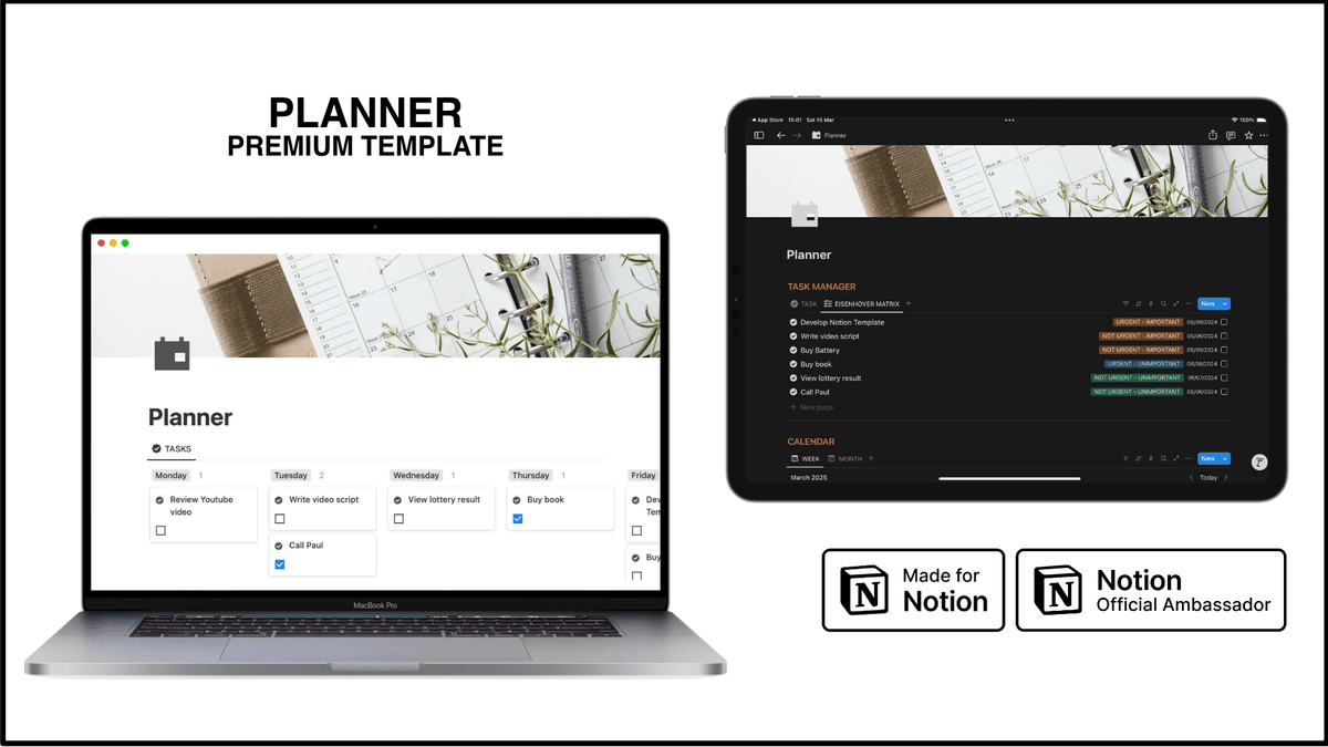 Notion Template - Planner