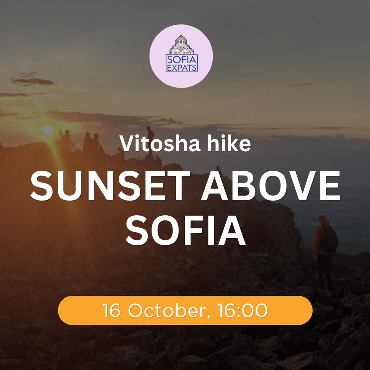16 October: Sunset Above Sofia | Kamen Del Hike 🌇