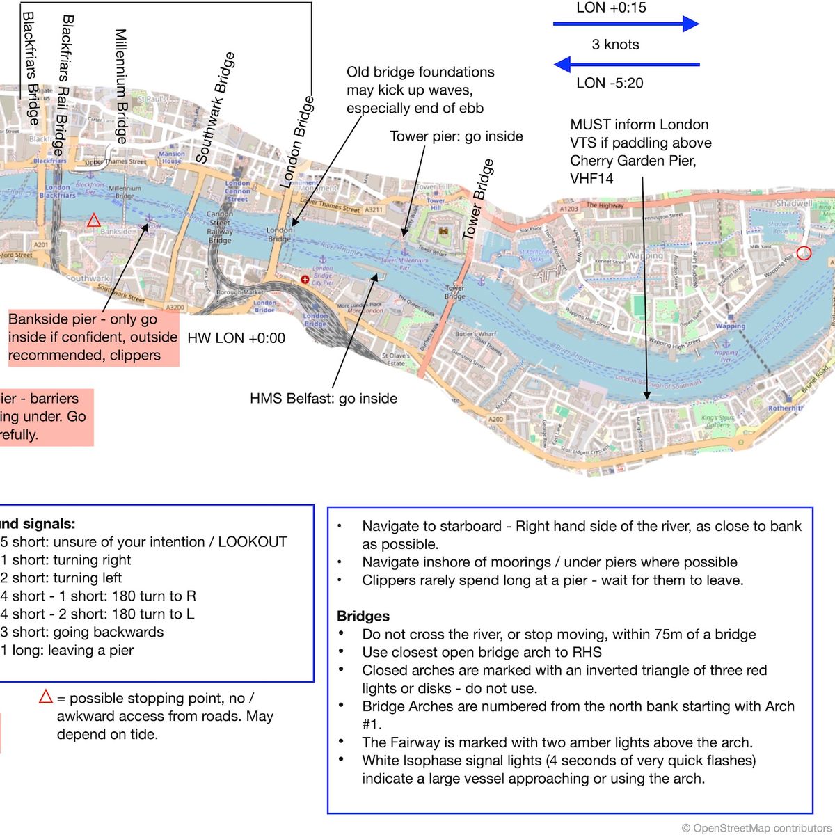 London Tidal Thames Maps