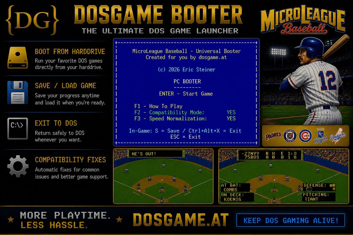 Microleague Baseball - Nag Screen Removal