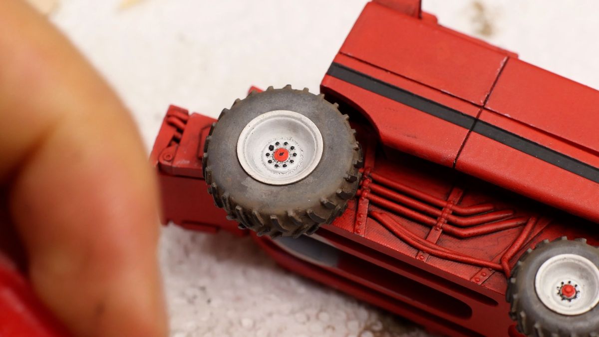 CASE IH 1660 Axial-Flow - 3D Printable Combine Harvester by Gerben’s Designs