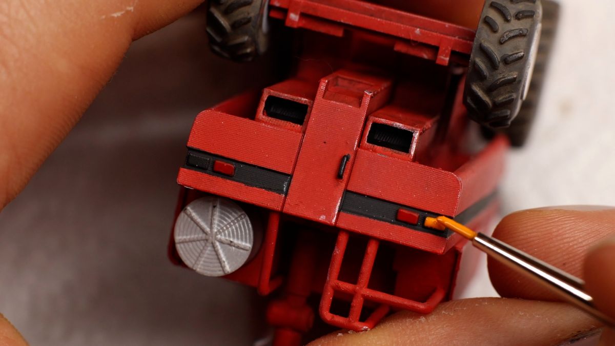 CASE IH 1660 Axial-Flow - 3D Printable Combine Harvester by Gerben’s Designs