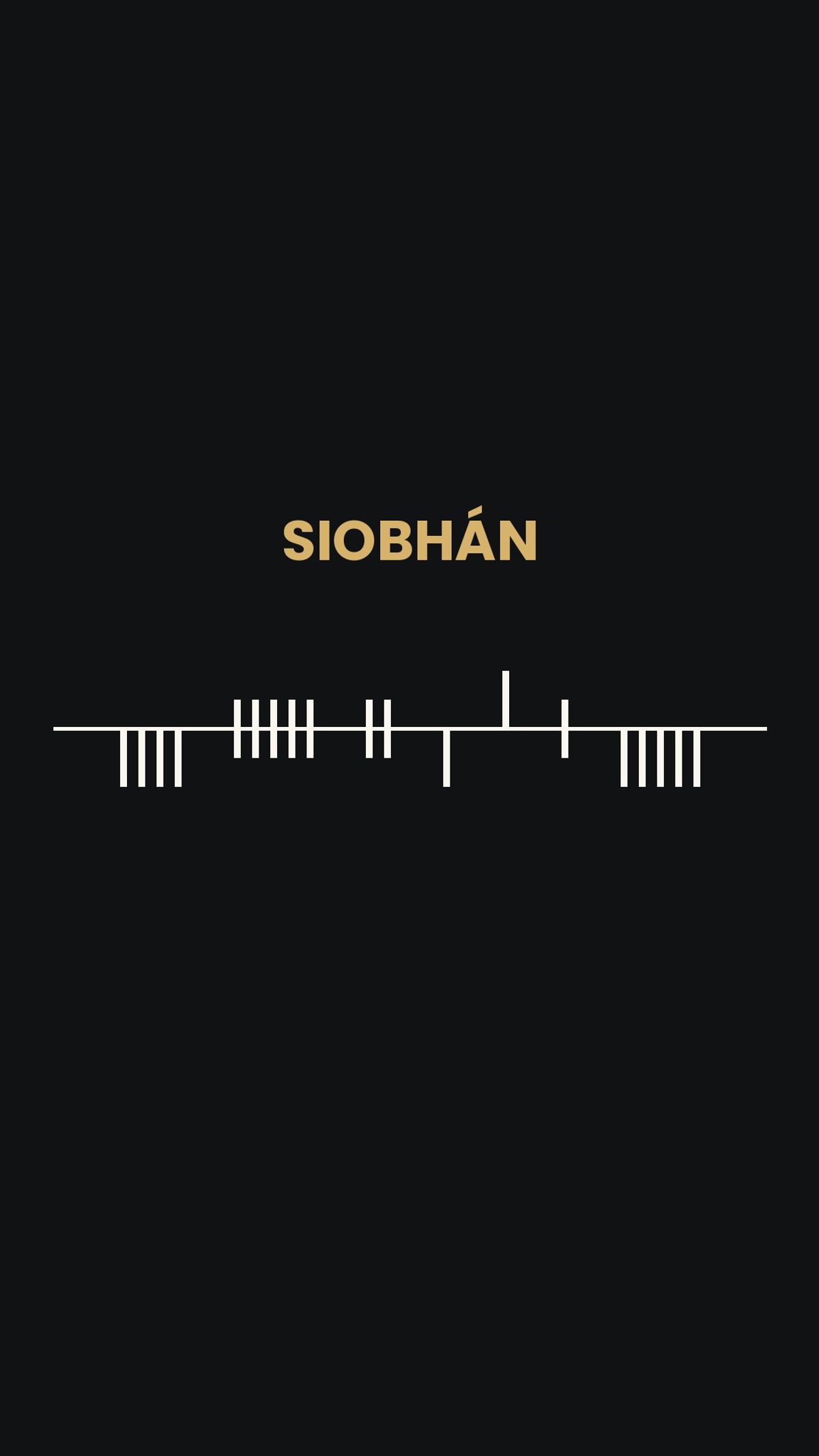 Your Name in Ogham