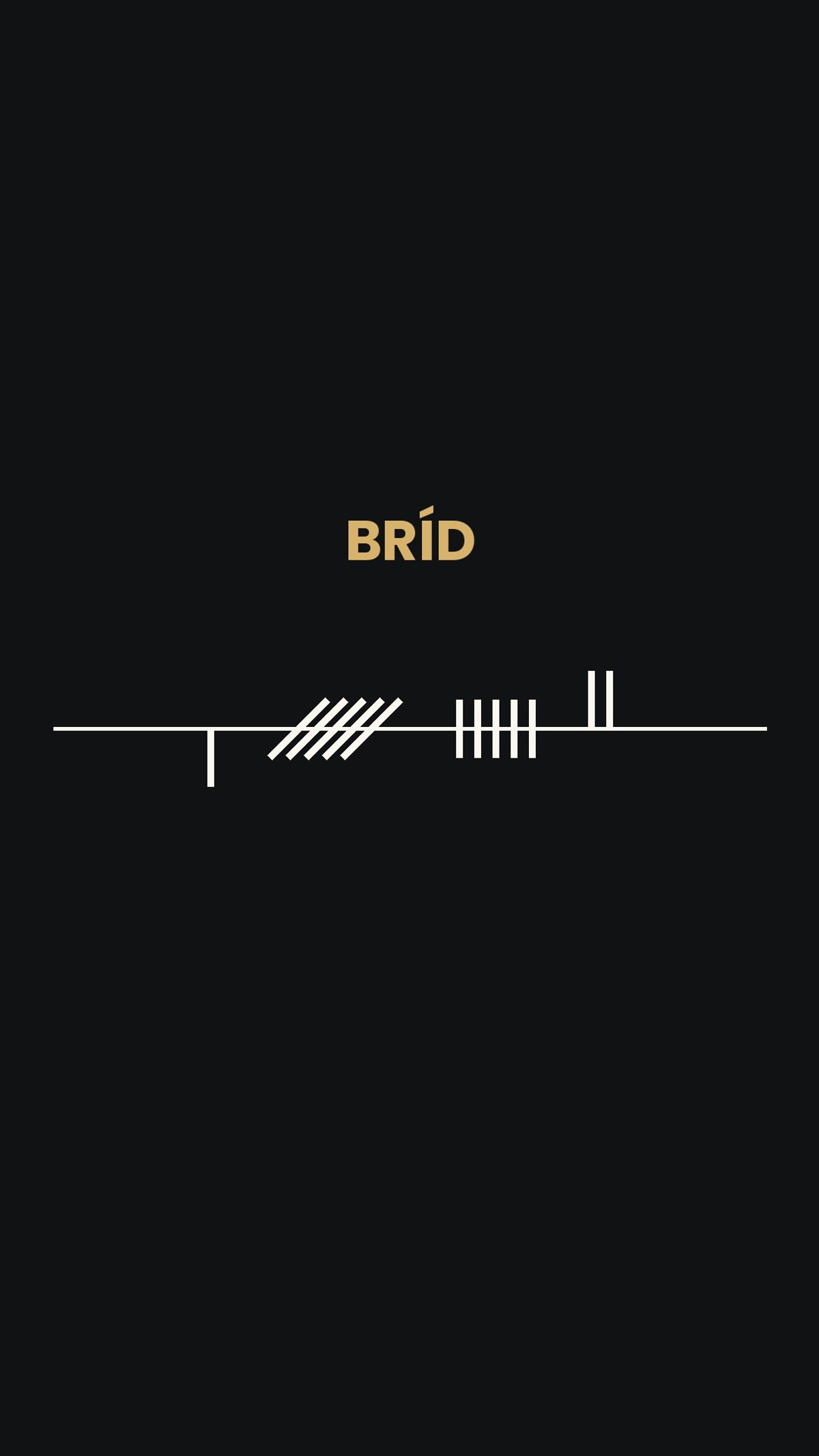 Your Name in Ogham