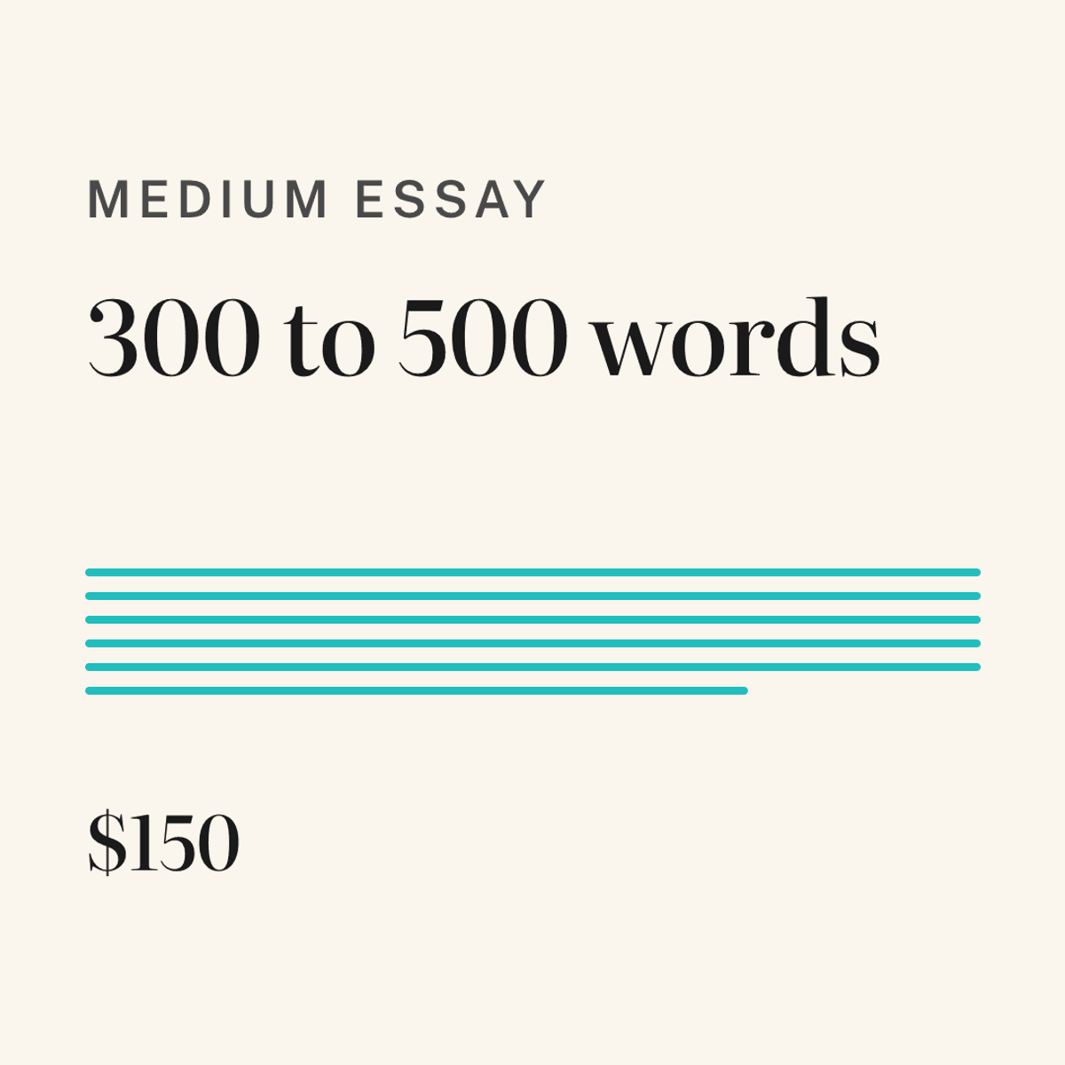 Professional College Essay Review - Medium Essays (300-500 words)