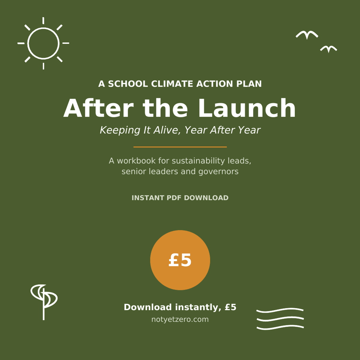 After the Launch  - PDF Workbook for Sustainability Leads