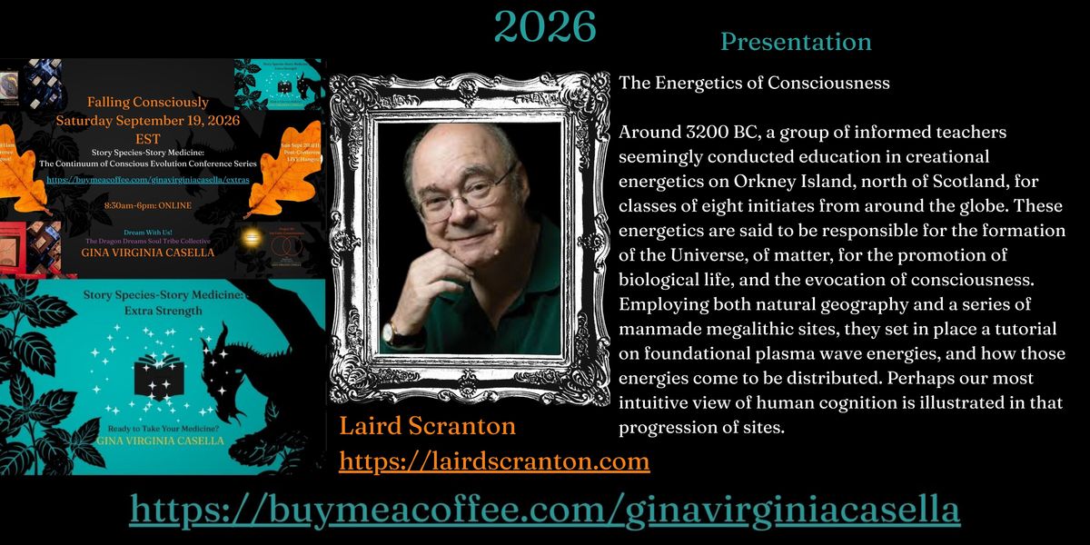 Watch the Replay!  Falling Consciously: Saturday September 19, 2026-ONLINE $60 CAN: 8:30am-6pm EST