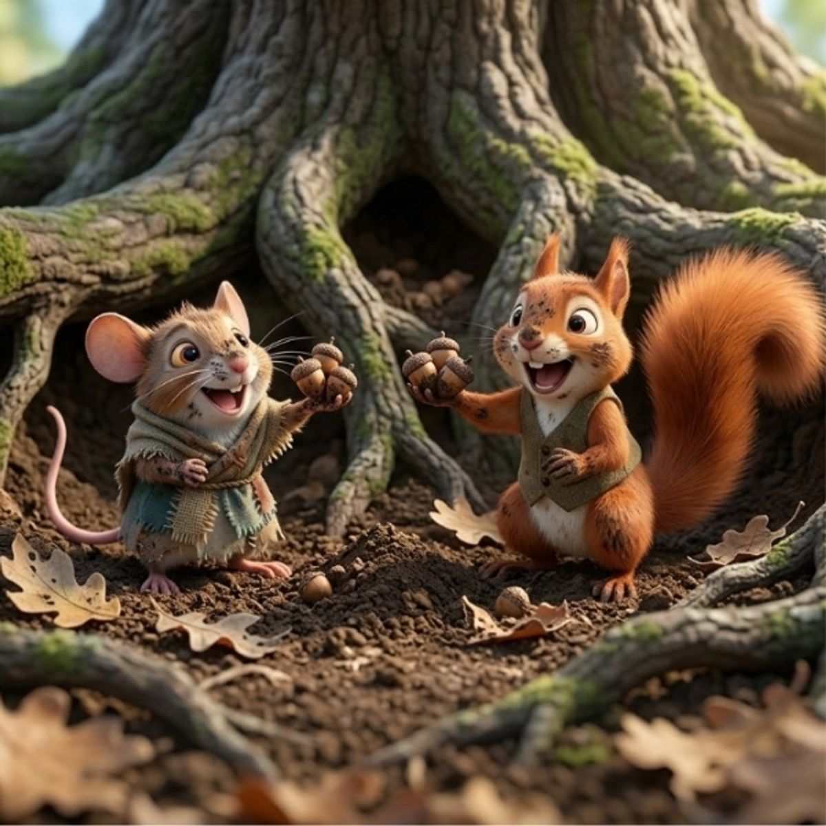 Fig and the Hollow Log  — The Little Meadow Tales - II