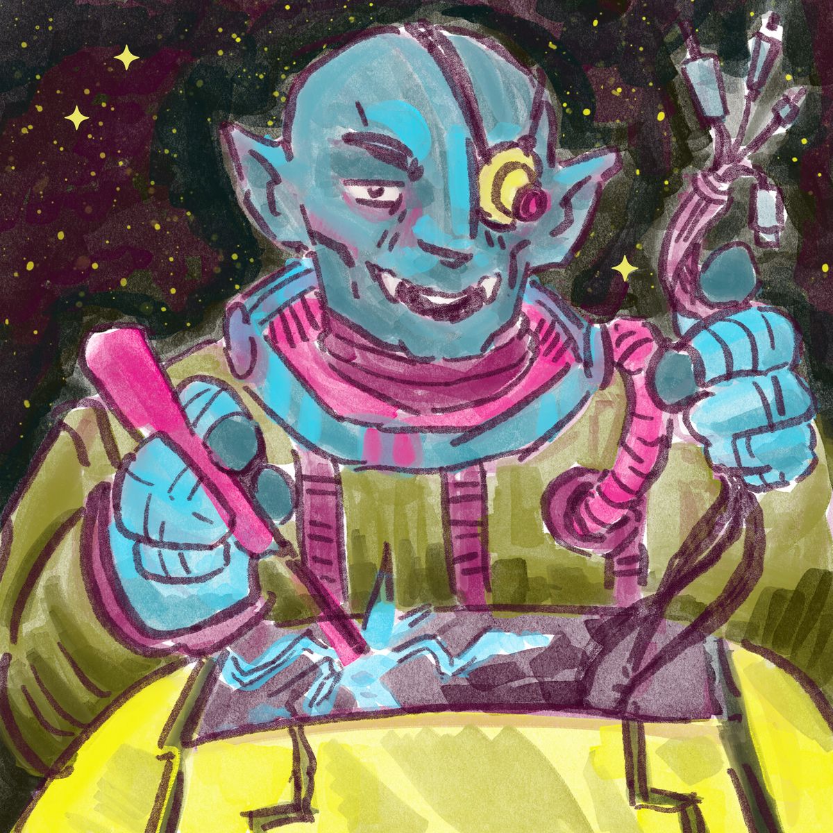 Five Buck Character Art