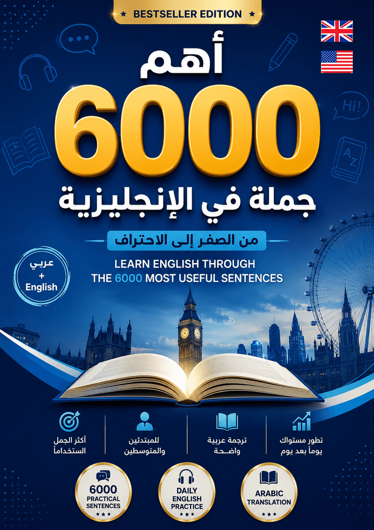 أهم 6000 جملة في الإنجليزي