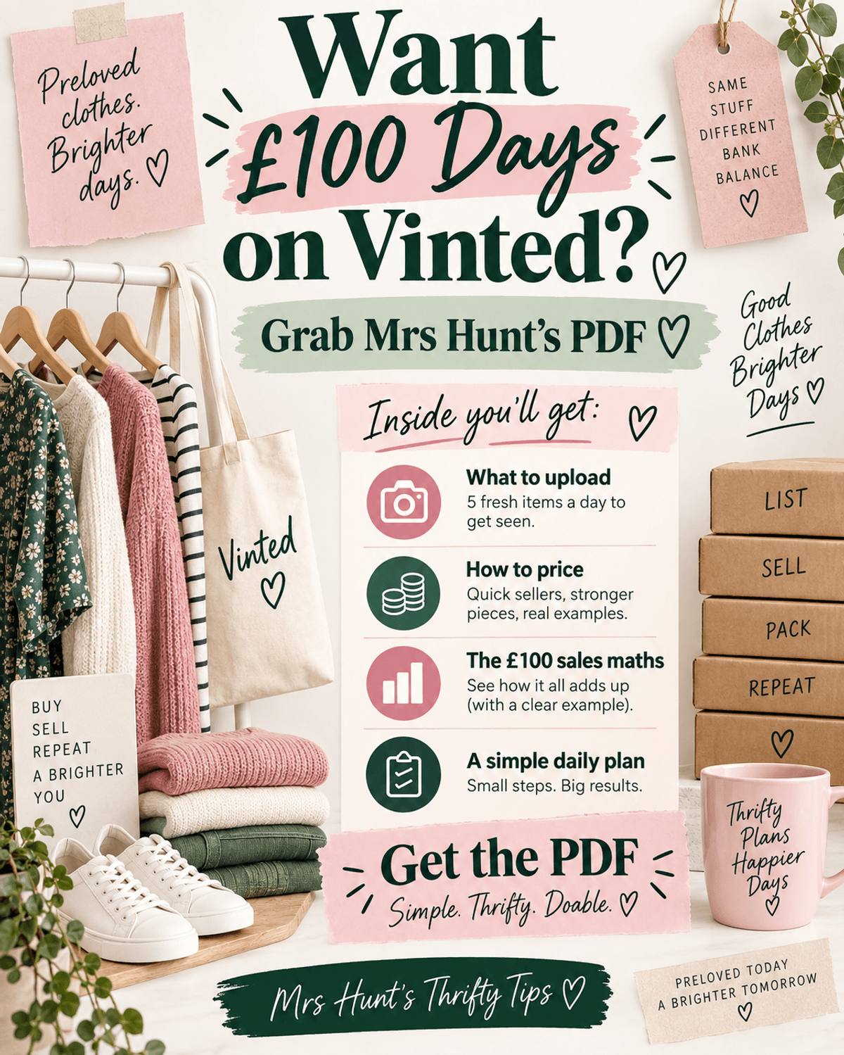 MAKE a £100 a day on VINTED