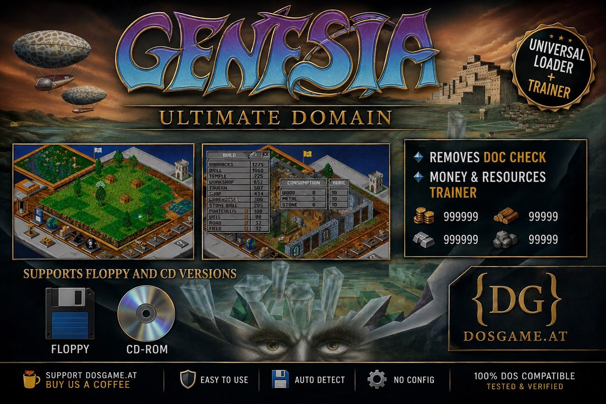 Genesia / Ultimate Domain - Nag Screen Removal