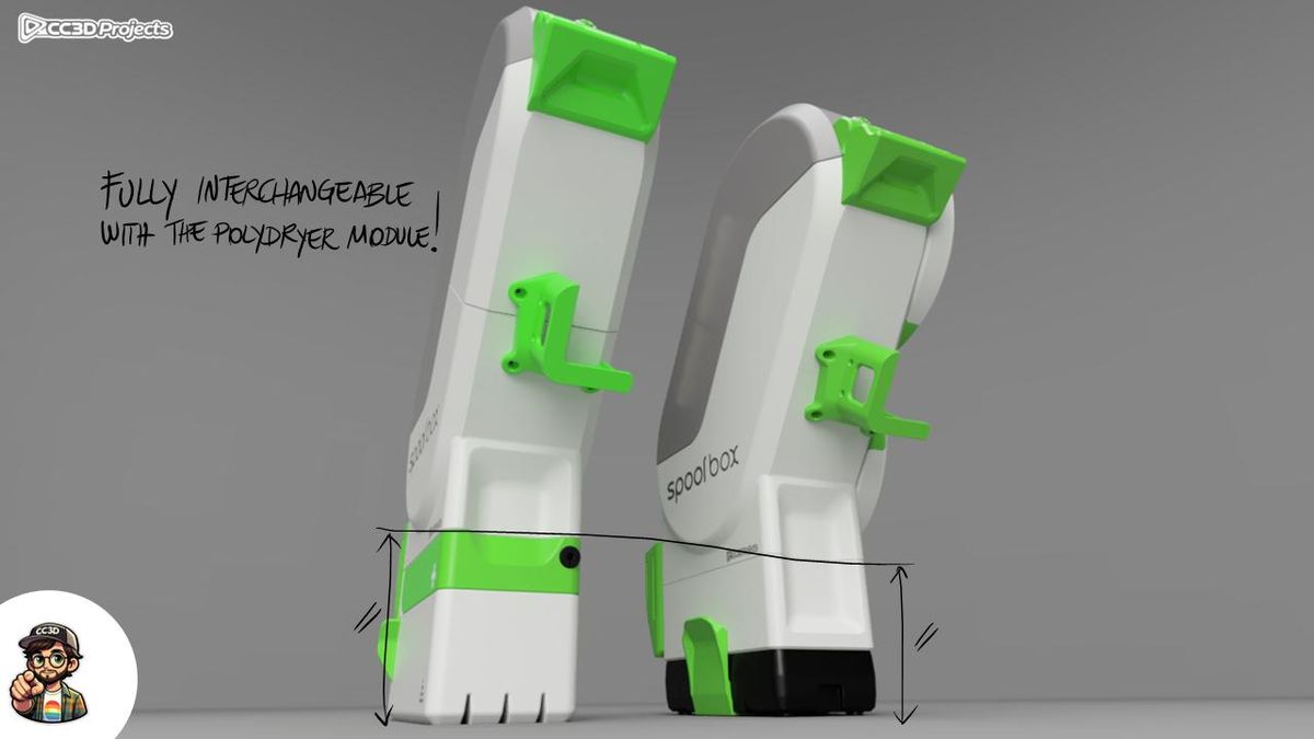Snapmaker U1 - SPOOLBOX - SilicaBox Option