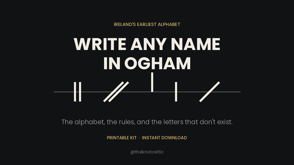 Write Any Name in Ogham