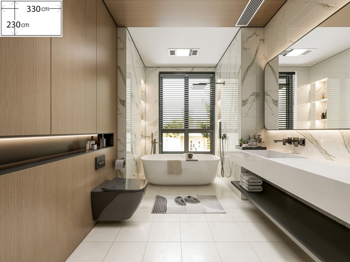 SketchUp Bathroom Models Bundle vol.1 | 20 Enscape-ready scene | Lights+PBR