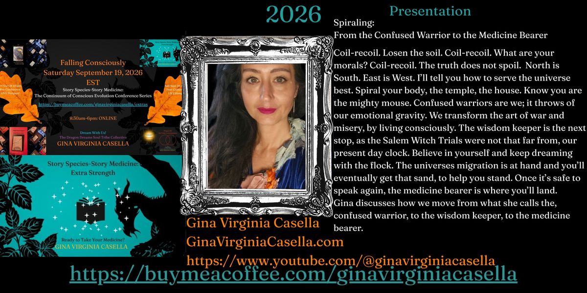 Watch the Replay!  Falling Consciously: Saturday September 19, 2026-ONLINE $60 CAN: 8:30am-6pm EST