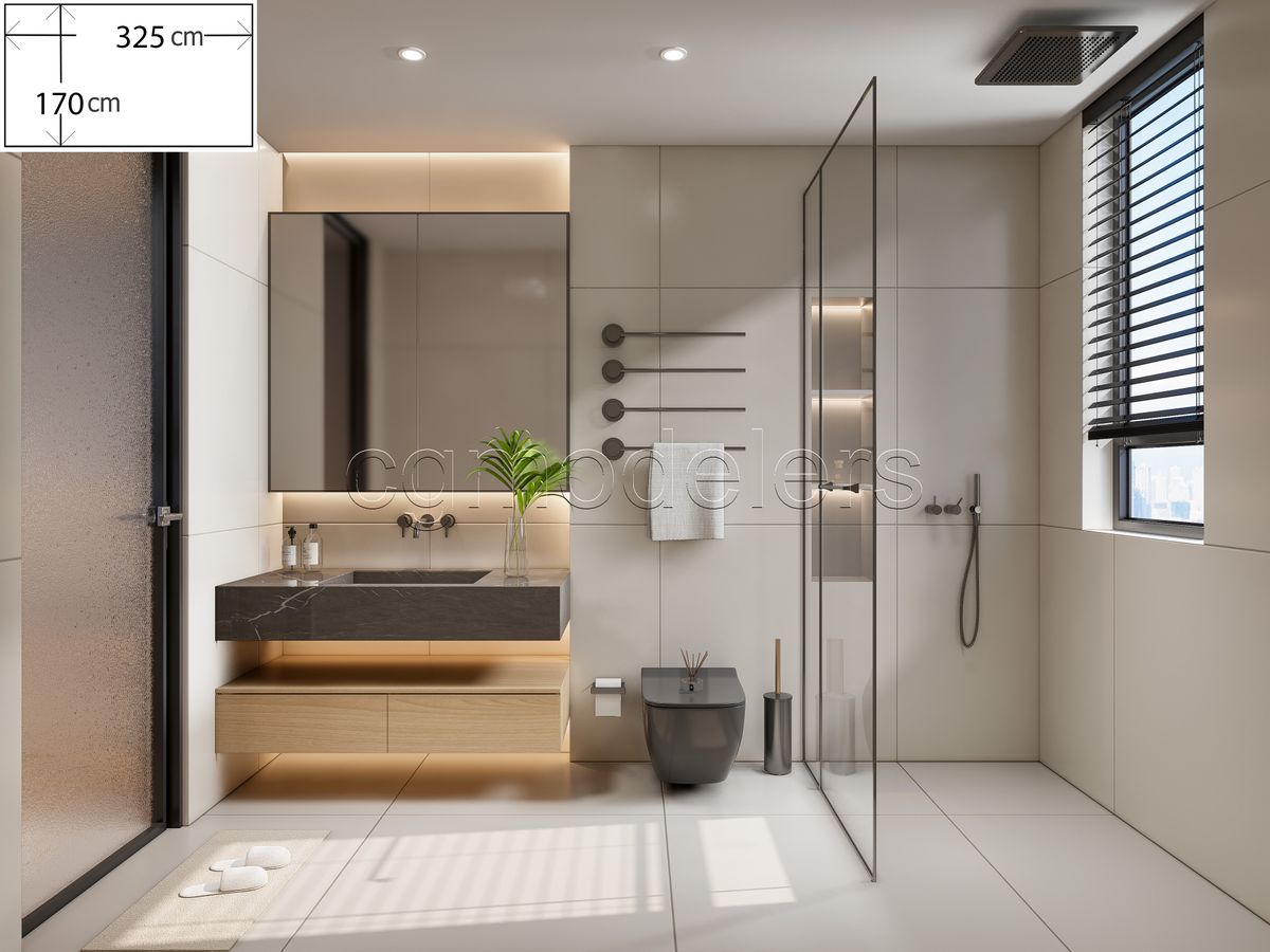 SketchUp Bathroom Models Bundle vol.1 | 20 Enscape-ready scene | Lights+PBR