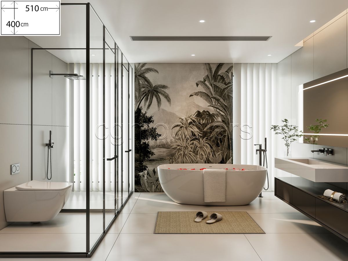 SketchUp Bathroom Models Bundle vol.1 | 20 Enscape-ready scene | Lights+PBR
