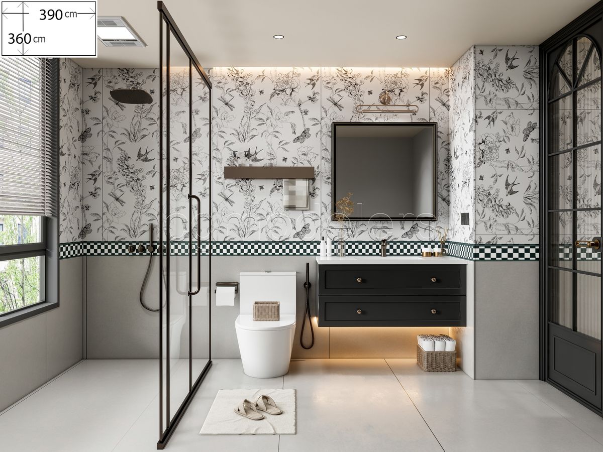 SketchUp Bathroom Models Bundle vol.1 | 20 Enscape-ready scene | Lights+PBR
