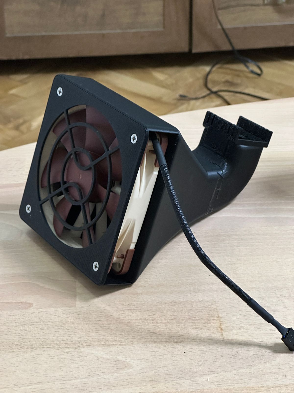 BitTurbine 120mm Fan Adapter for Bitaxe