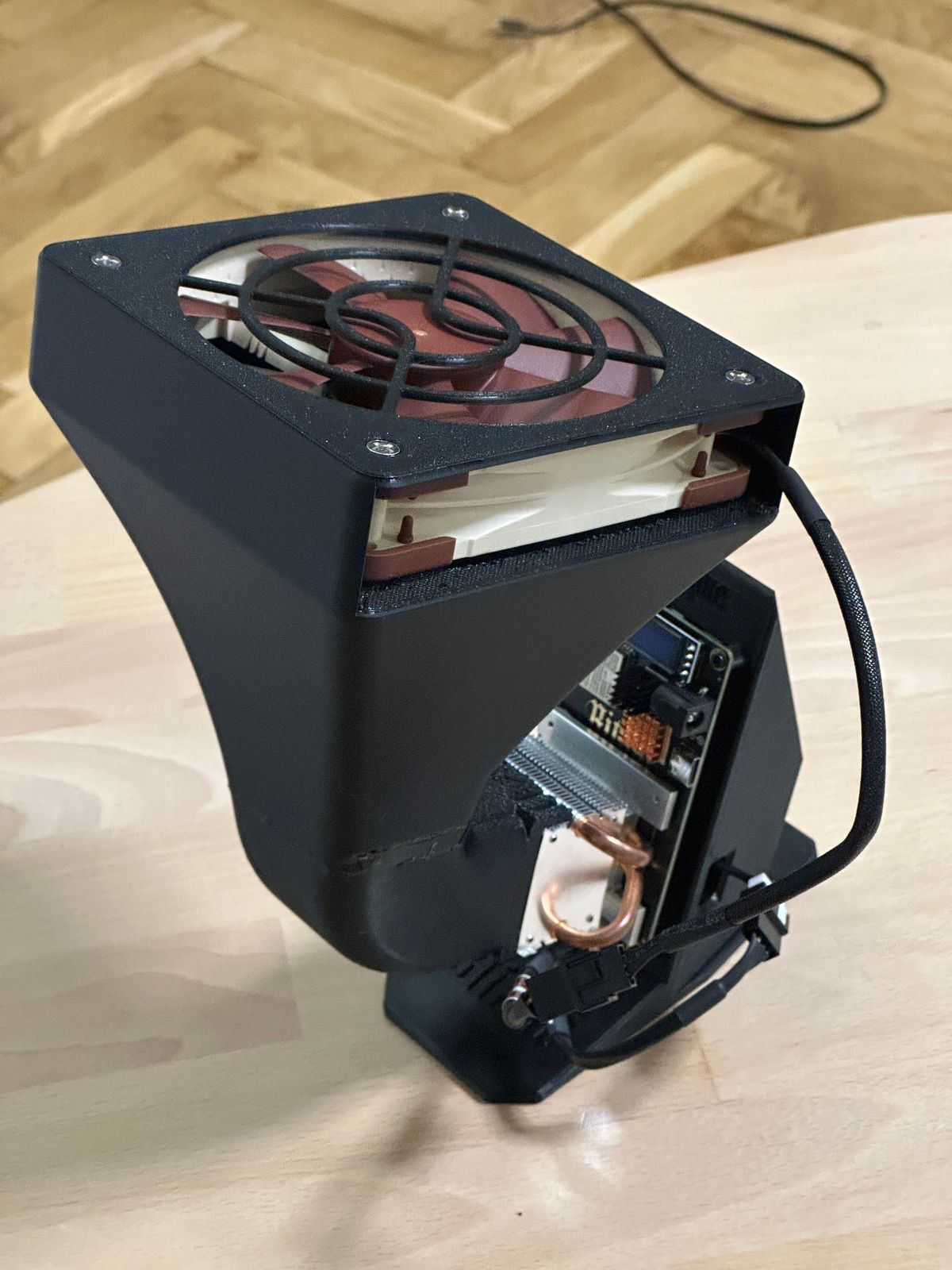 BitTurbine 120mm Fan Adapter for Bitaxe