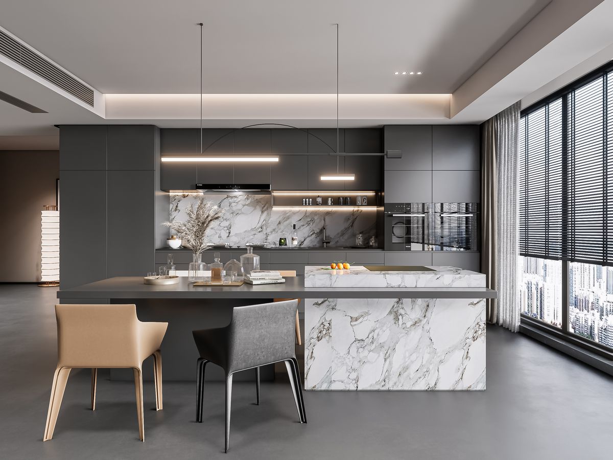 SketchUp Kitchen Models Bundle vol.1 | 20 Enscape-ready scene | Lights+PBR