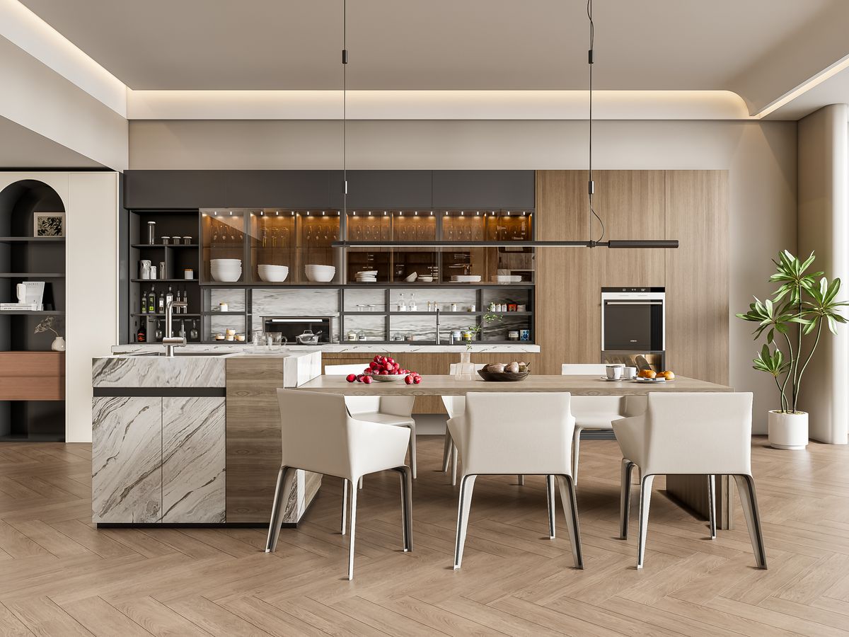 SketchUp Kitchen Models Bundle vol.1 | 20 Enscape-ready scene | Lights+PBR
