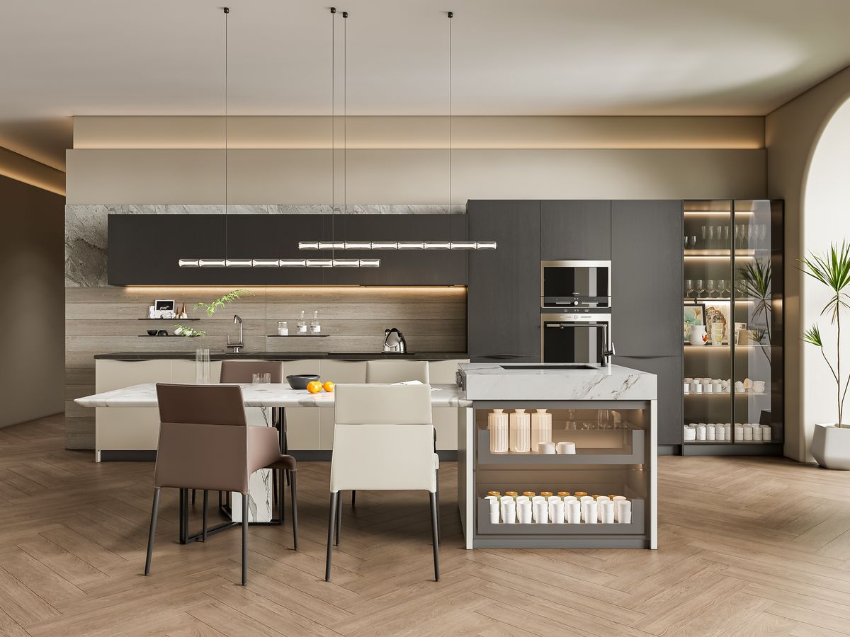 SketchUp Kitchen Models Bundle vol.1 | 20 Enscape-ready scene | Lights+PBR